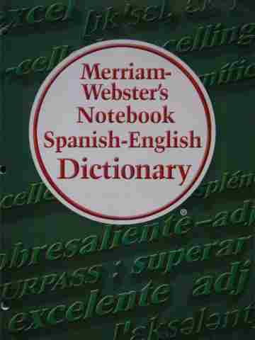 (image for) Merriam-Webster's Notebook Spanish-English Dictionary (P)