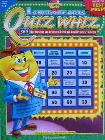 (image for) Language Arts Quiz Whiz Grades 5-8 (P) by Linda Schwartz