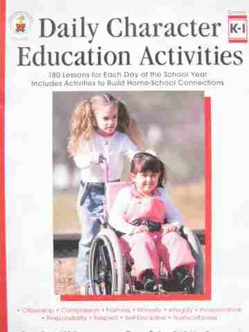 (image for) Daily Character Education Activities Grades K-1 (P)