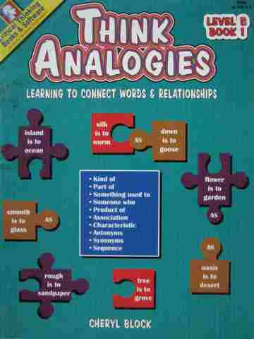 (image for) Think Analogies Level B Book 1 (P) by Cheryl Block
