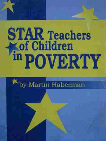 (image for) Star Teachers of Children in Poverty (P) by Martin Haberman