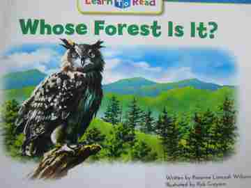 (image for) Learn To Read Read to Learn Whose Forest Is It? (P) by Rozanne Lanczak Williams