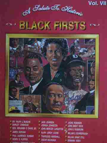 (image for) A Salute to Historic Black Firsts (P) by Richard L Green