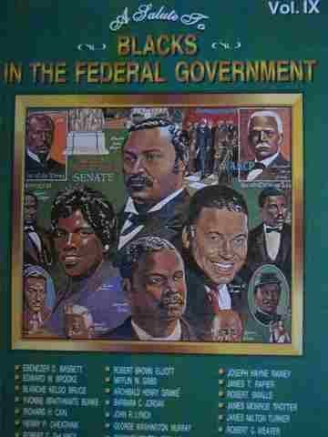 (image for) A Salute to Blacks in the Federal Government (P) by Richard L Green