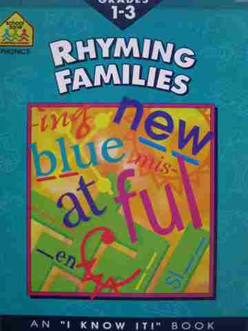 (image for) Phonics Rhyming Families Grades 1-3 (P) by Barbara Gregorich