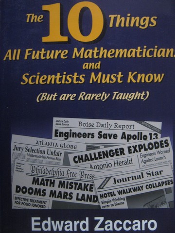 (image for) 10 Things All Future Mathematicians & Scientists Must Know (P) - Click Image to Close