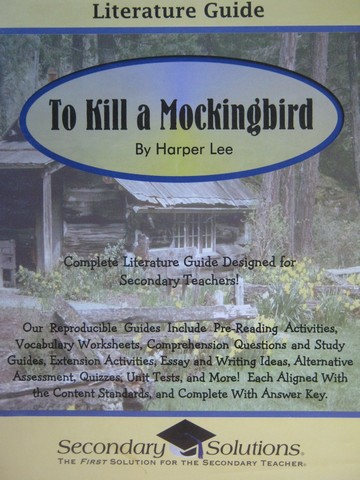 (image for) Literature Guide To Kill A Mockingbird (P) by Kristen Bowers