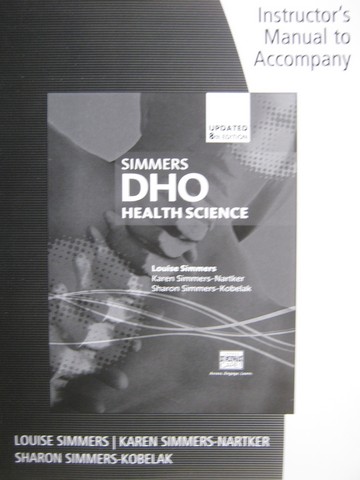 (image for) Simmers DHO Health Science Updated 8th Edition IM (TE)(P)
