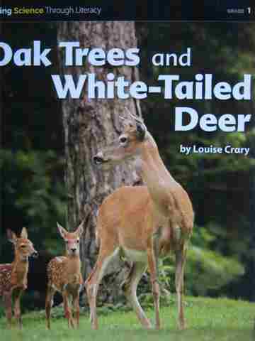 (image for) Oak Trees & White-Tailed Deer (P) by Louise Crary