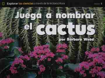 (image for) Explorar las ciencias 1 Juega a nombrar el cactus (P) by Barbara Wood