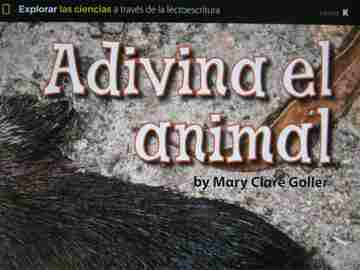 (image for) Adivina el animal (P) by Mary Clare Goller