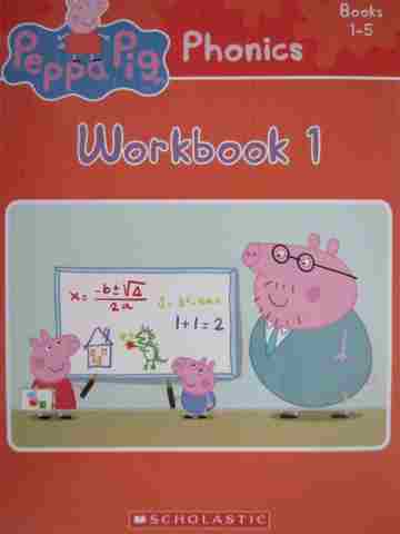(image for) Peppa Pig Phonics Books 1-5 Workbook 1 (P) by Lorraine Gregory