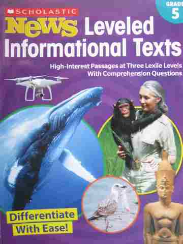 (image for) News Leveled Informational Texts Grade 5 (P) by Maria L Chang