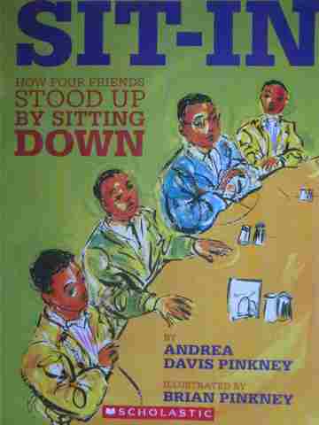 (image for) Sit-In How Four Friends Stood Up by Sitting Down (P) by Pinkney