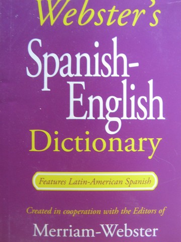 (image for) Webster's Spanish-English Dictionary (P)