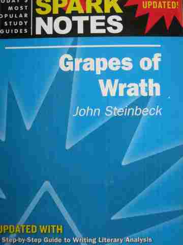 (image for) Spark Notes Grapes of Wrath by John Steinbeck (P)
