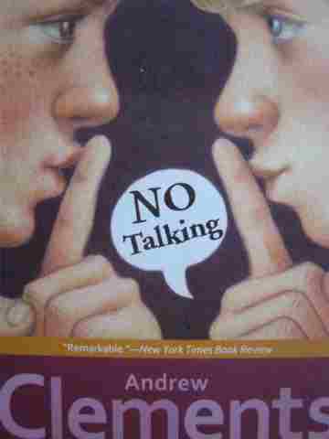 No Talking (P) by Andrew Clements (image for) No Talking (P) by Andrew Clements