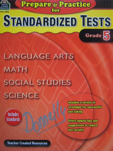 (image for) Prepare & Practice for Standardized Tests Grade 5 (P) by McMeans