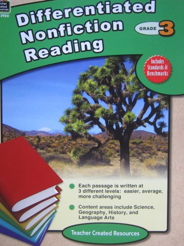 (image for) Differentiated Nonfiction Reading Grade 3 (P) by Debra J Housel