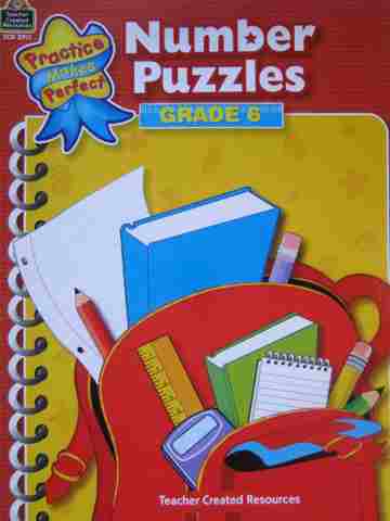(image for) Practice Makes Perfect Number Puzzles Grade 6 (P) by Rosenberg