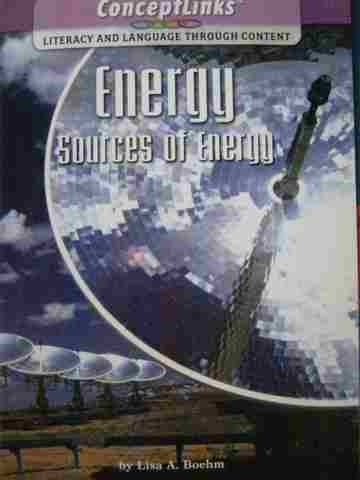 (image for) ConceptLinks Energy Sources of Energy (P) by Lisa A Boehm