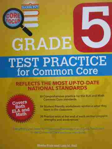 (image for) Core Focus Test Practice for Common Core Grade 5 (P) by Frye,