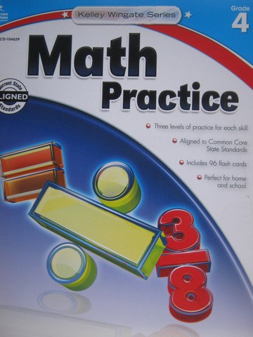 (image for) Kelley Wingate Series Math Practice Grade 4 (P) by Gamble,