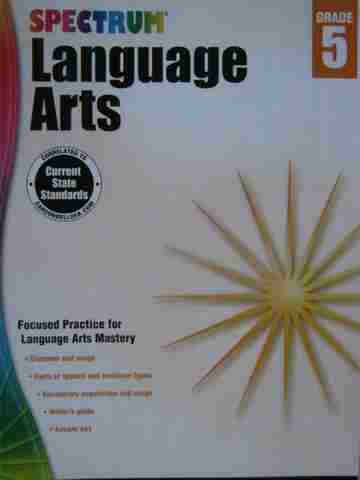 (image for) Spectrum Language Arts Grade 5 CCSS (P)