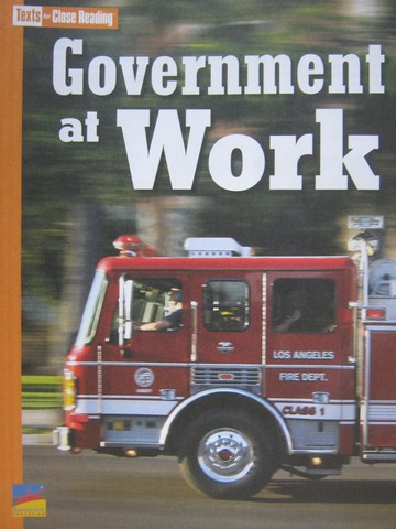 (image for) Texts for Close Reading 2 Government at Work (P) by Peattie