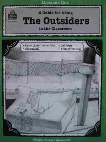 (image for) Literature Unit A Guide for Using The Outsiders (P)