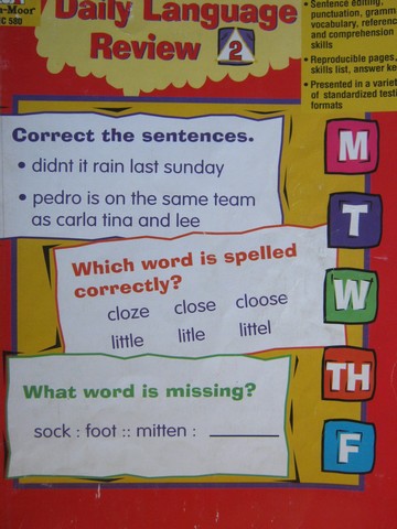 (image for) Daily Language Review Grade 2 (P) by Jo Ellen Moore