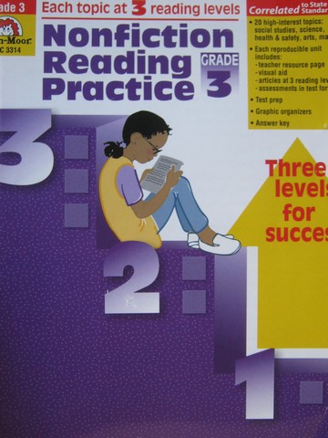 (image for) Nonfiction Reading Practice Grade 3 (P) by Kim Griswell