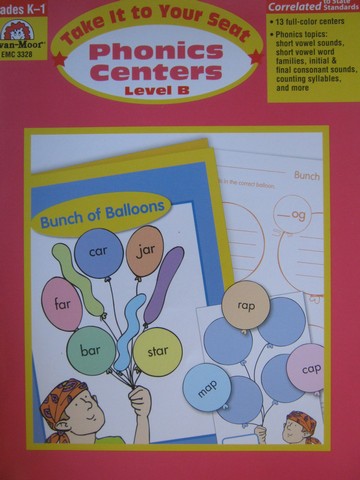(image for) Take It to Your Seat Phonics Centers Level B (P) by Moore,