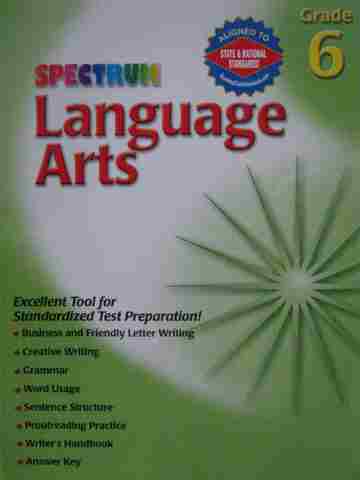 (image for) Spectrum Language Arts Grade 6 (P) by Betty Jane Wagner