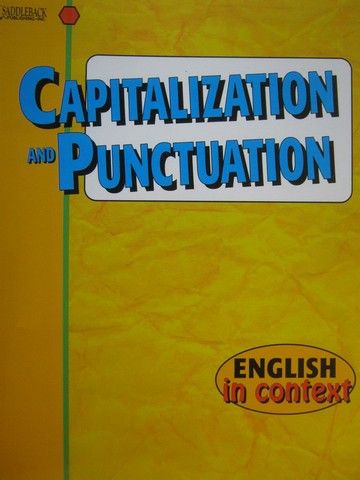 English in Context Capitalization & Punctuation (P) (image for) English in Context Capitalization & Punctuation (P)