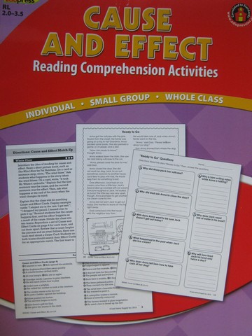 (image for) Cause & Effect Reading Comprehension Activities (P)