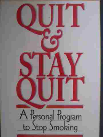 (image for) Quit & Stay Quit A Personal Program to Stop Smoking (P)