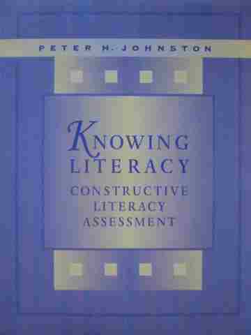 (image for) Knowing Literacy Constructive Literacy Assessment (P)