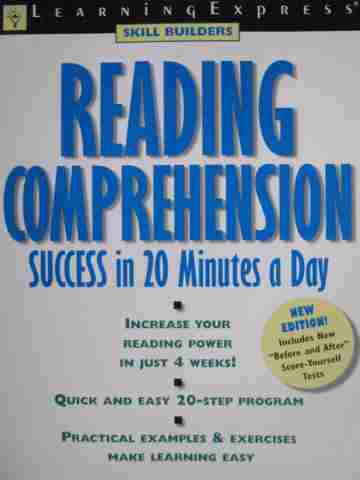 Reading Comprehension Success in 20 Minutes a Day (P) by Chesla (image for) Reading Comprehension Success in 20 Minutes a Day (P) by Chesla