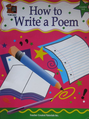 (image for) How to Write a Poem Grades 3-5 (P) by Kathleen Christopher Null