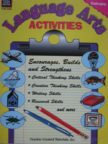 (image for) Language Arts Activities Challenging (P) by Shirley E Myers