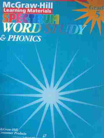 (image for) Spectrum Word Study & Phonics Grade 5 (P) by Mary Lou Maples