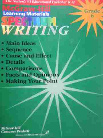 (image for) Spectrum Writing Grade 6 (P)