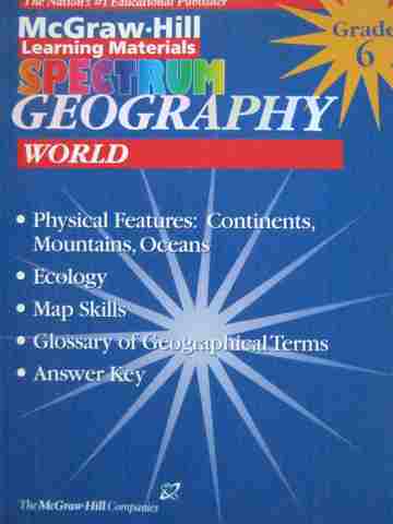 (image for) Spectrum Geography World Grade 6 (P) by Marran & Salter