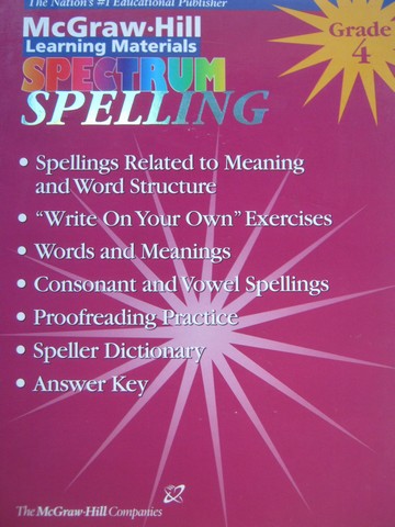 (image for) Spectrum Spelling Grade 4 (P) by Nancy Roser