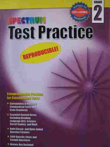 (image for) Spectrum Test Practice Reproducible Grade 2 (P)