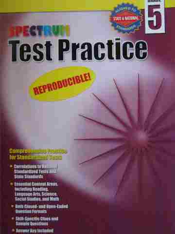 (image for) Spectrum Test Practice Reproducible Grade 5 (P)