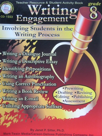 (image for) Writing Engagement Grade 8 (P) by Janet P Sitter