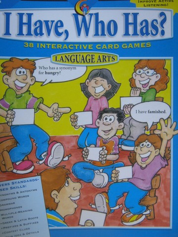 (image for) I Have, Who Has? Grades 3-4 Language Arts (P) by Trisha Callella