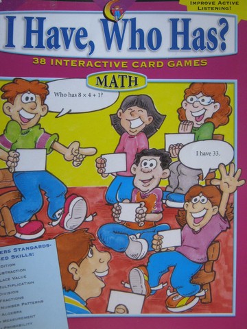 (image for) I Have, Who Has? Grades 3-4 Math (P) by Trisha Callella